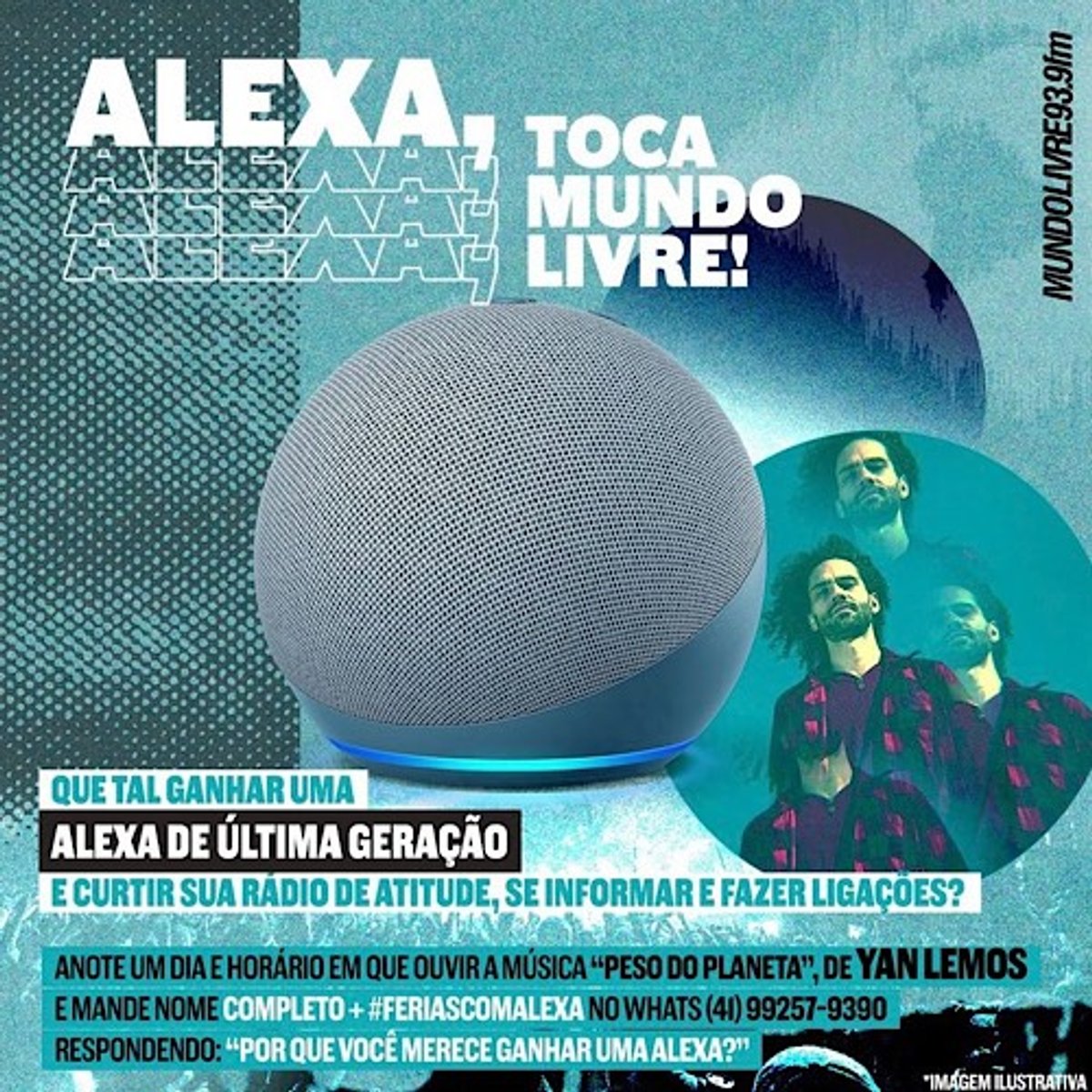Mundo Livre FM realiza promoção para sortear caixas inteligentes da Amazon até janeiro