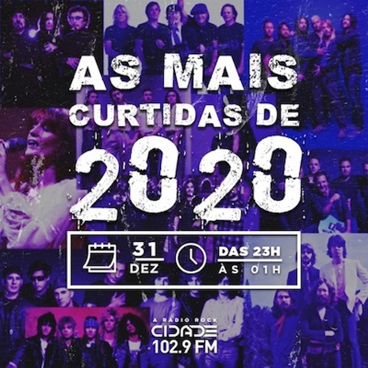 Rádio Cidade FM do Rio de Janeiro terá grade especial com as mais curtidas de 2020