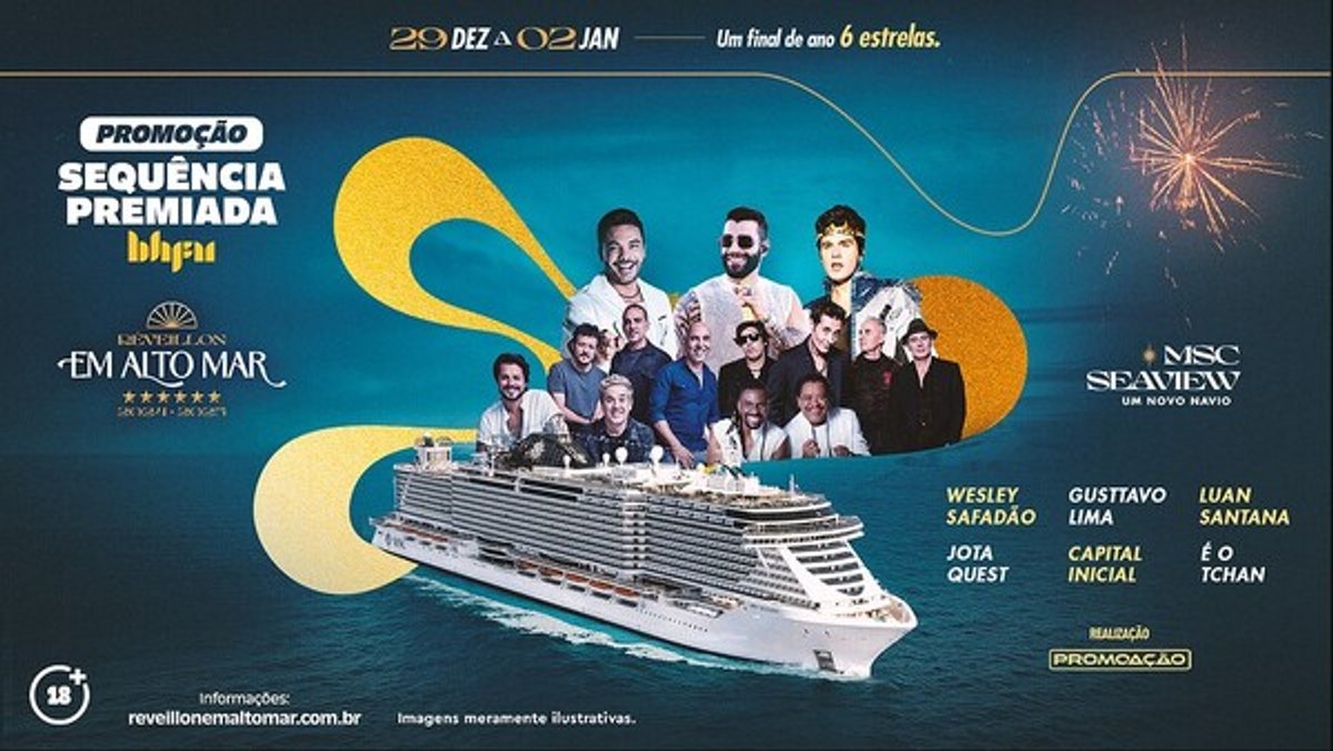 BH FM realiza promoção para sortear acomodação no cruzeiro Réveillon em Alto Mar