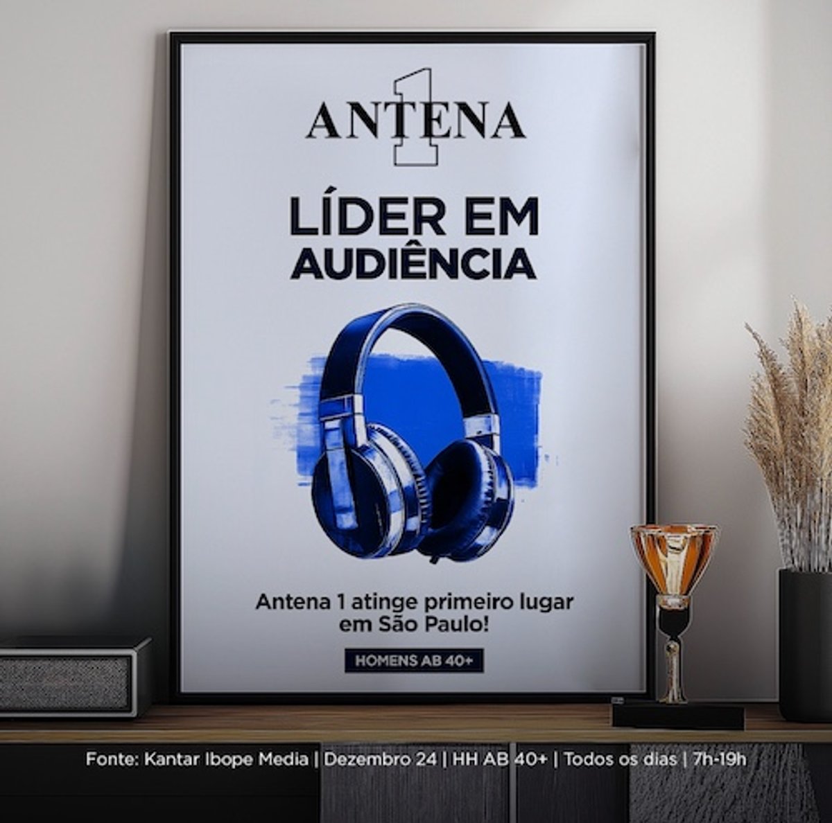 Antena 1 destaca avanços de audiência com liderança em Campinas e top 3 em São Paulo e Brasília