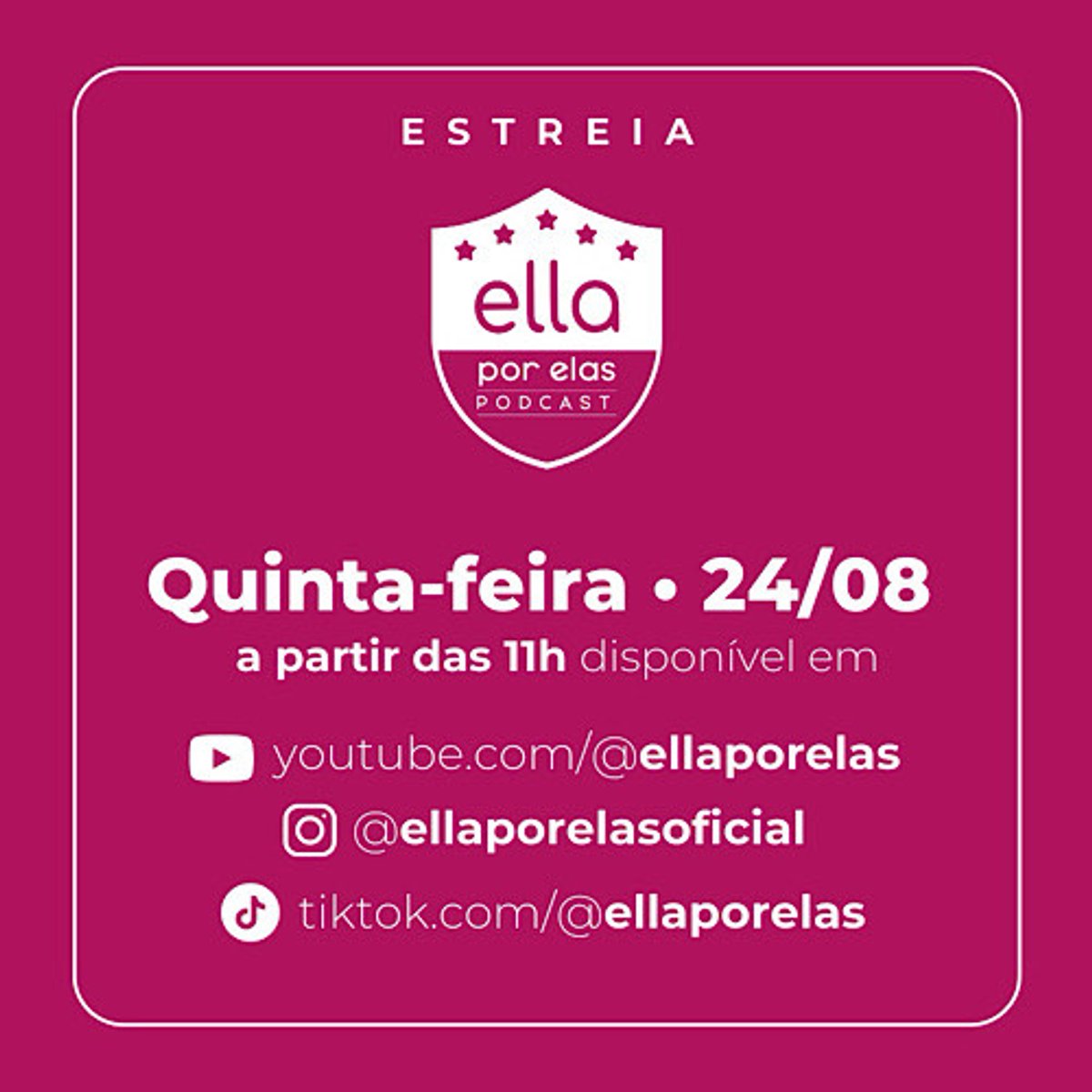 Ana Martins estreia videocast ‘Ella por Elas’ focado em futebol