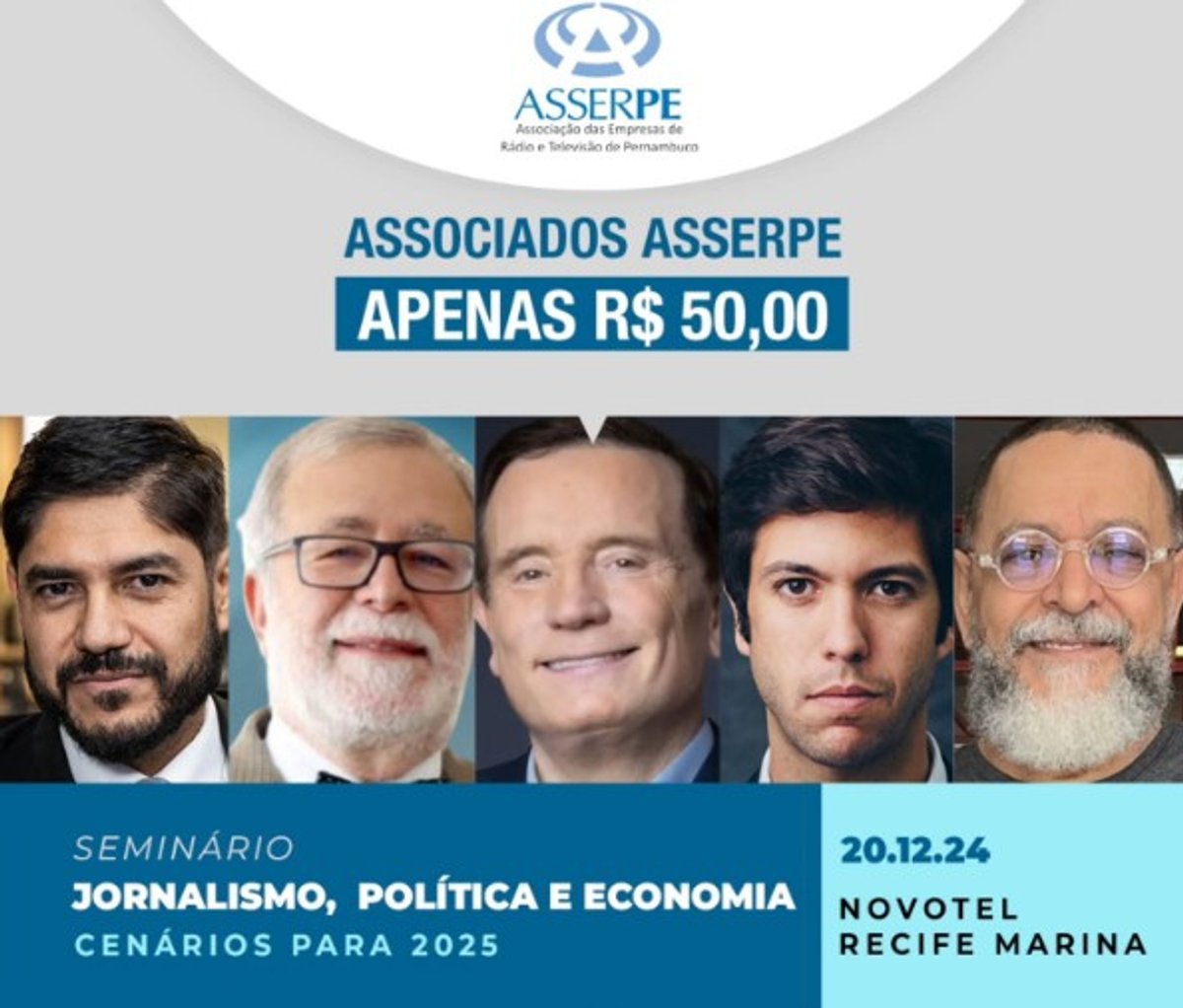 Asserpe realiza seminário sobre os cenários para o jornalismo, política e economia em 2025