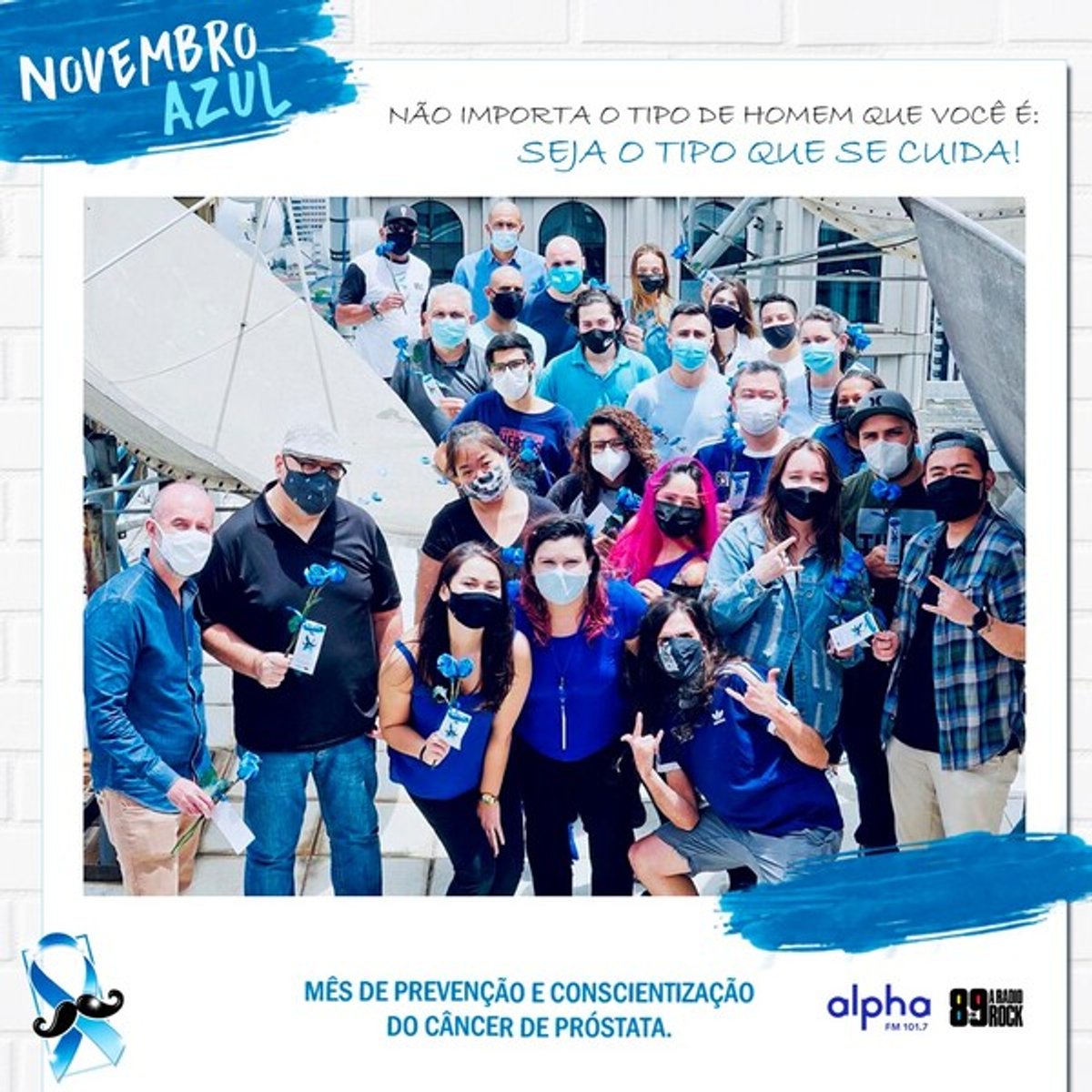 Alpha FM encampa campanha de conscientização Novembro Azul