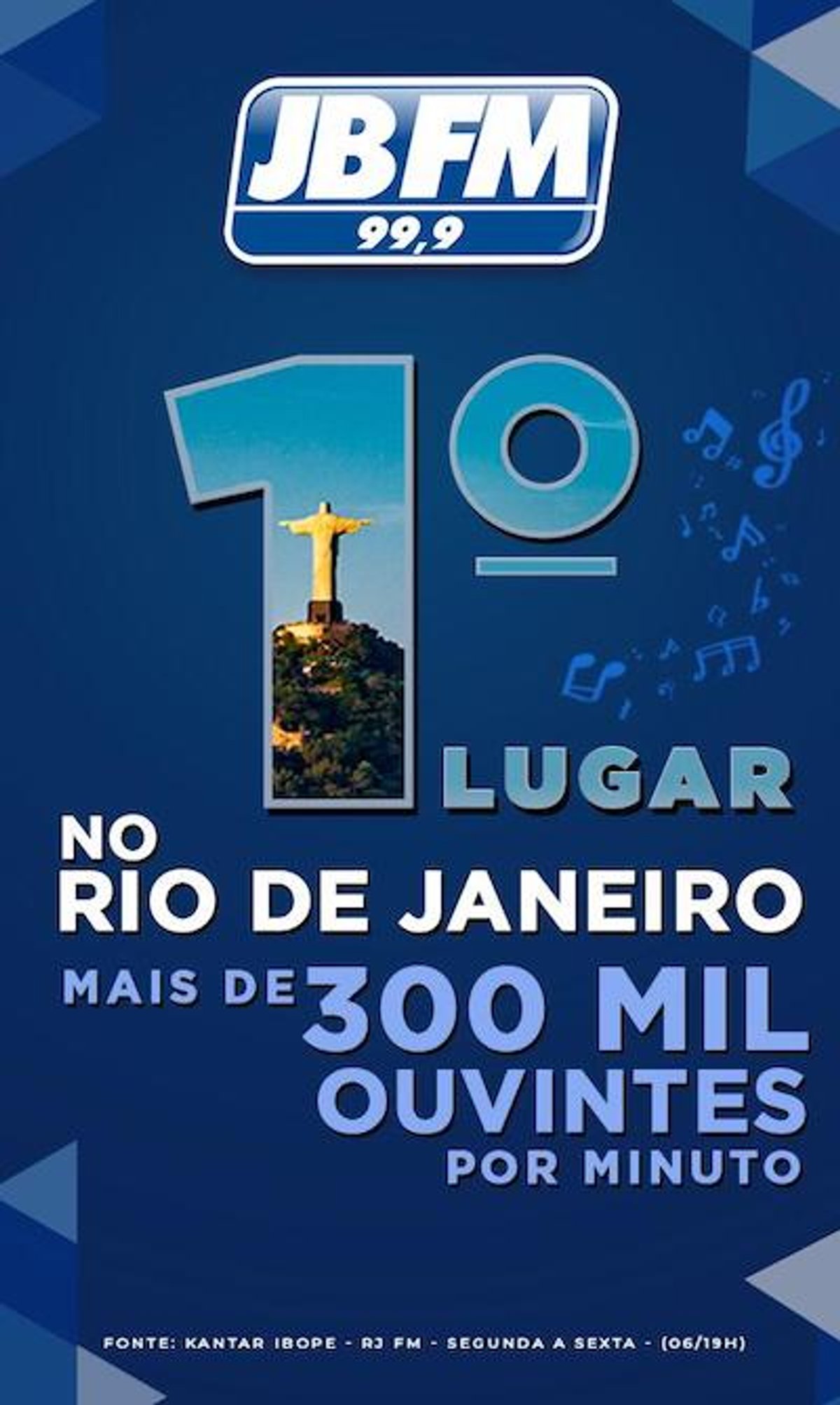 JB FM e Rádio Cidade destacam desempenho de audiência no FM através de campanhas