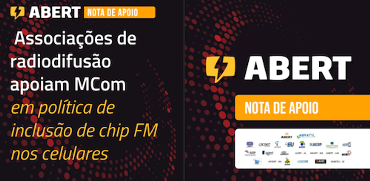 Associações apoiam decisão do Ministério das Comunicações para inclusão de rádio FM no celular