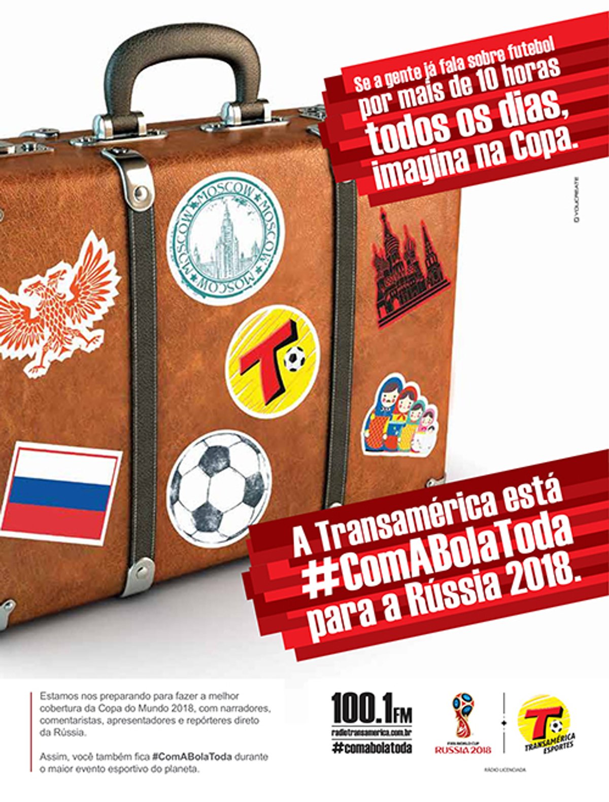 Transamérica apresenta ao mercado a sua campanha para a Copa do Mundo da FIFA Rússia 2018