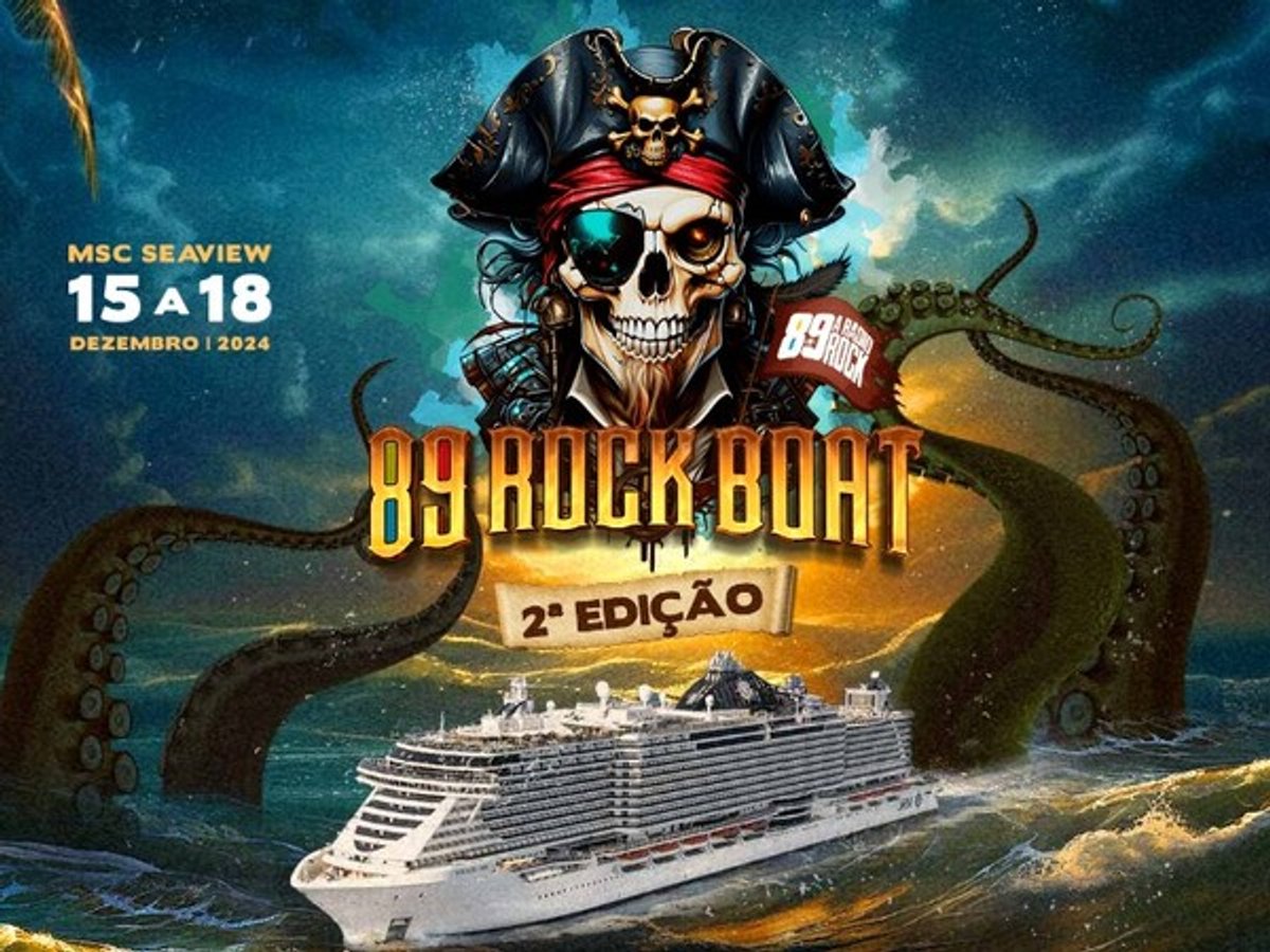 89 FM A Rádio Rock intensifica divulgação da 2ª edição do 89 Rock Boat