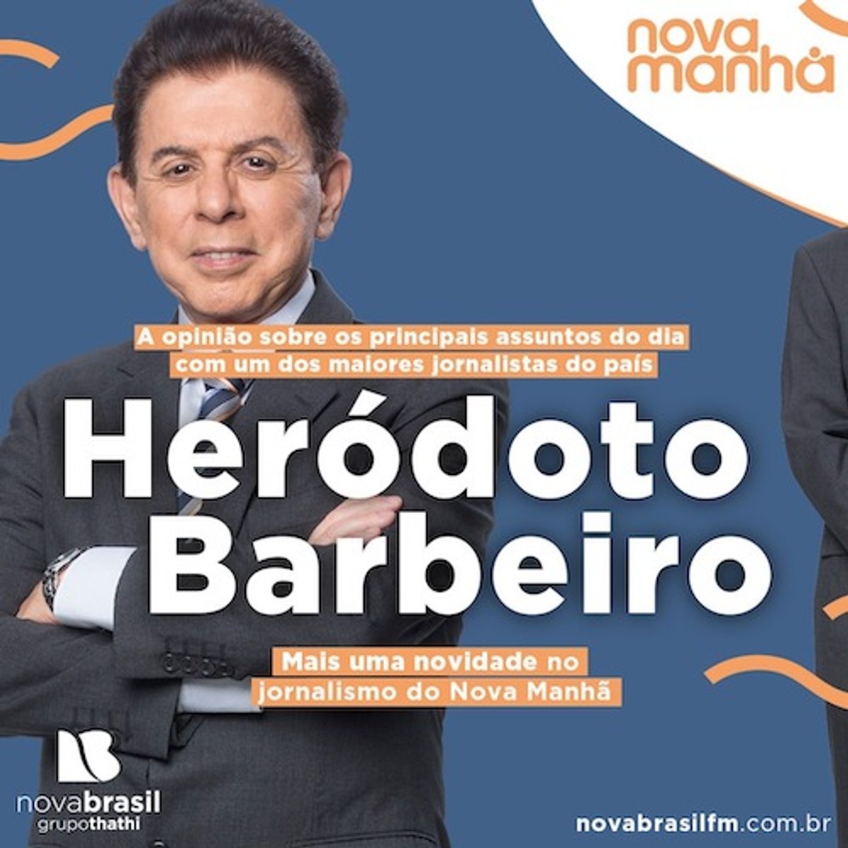 Novabrasil FM terá jornalista Heródoto Barbeiro como colunista no programa Nova Manhã