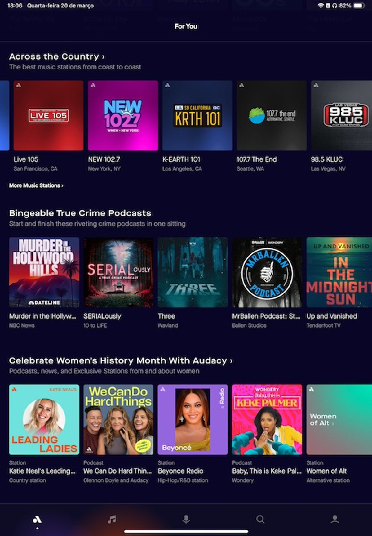 Tendências | Audacy implanta em suas rádios uma tecnologia de streaming que possui funções on-demand