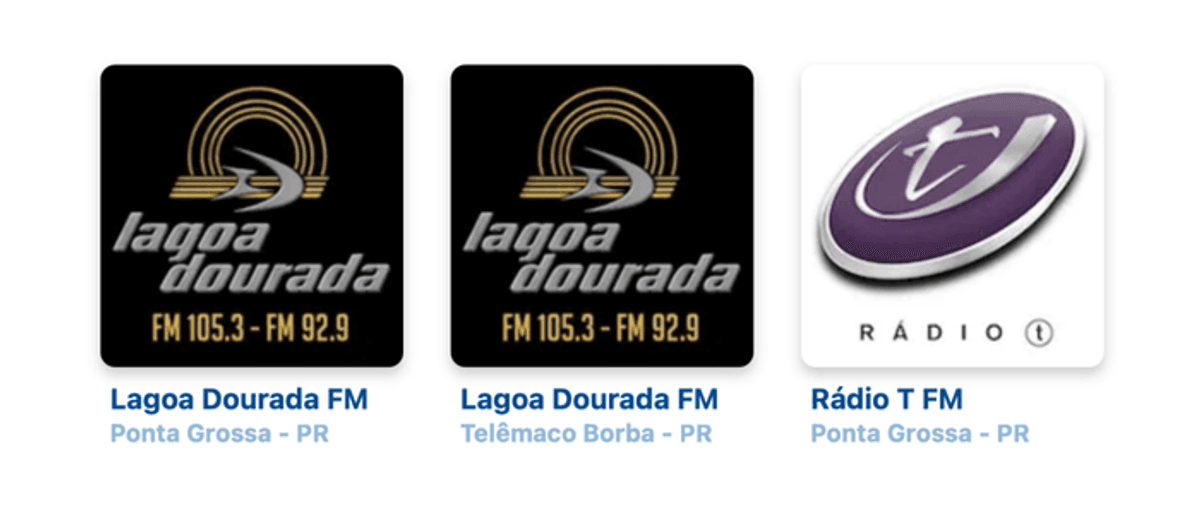Rede T de Rádios promove mudanças de canais da Rádio T FM e da Lagoa Dourada FM nos Campos Gerais (PR)