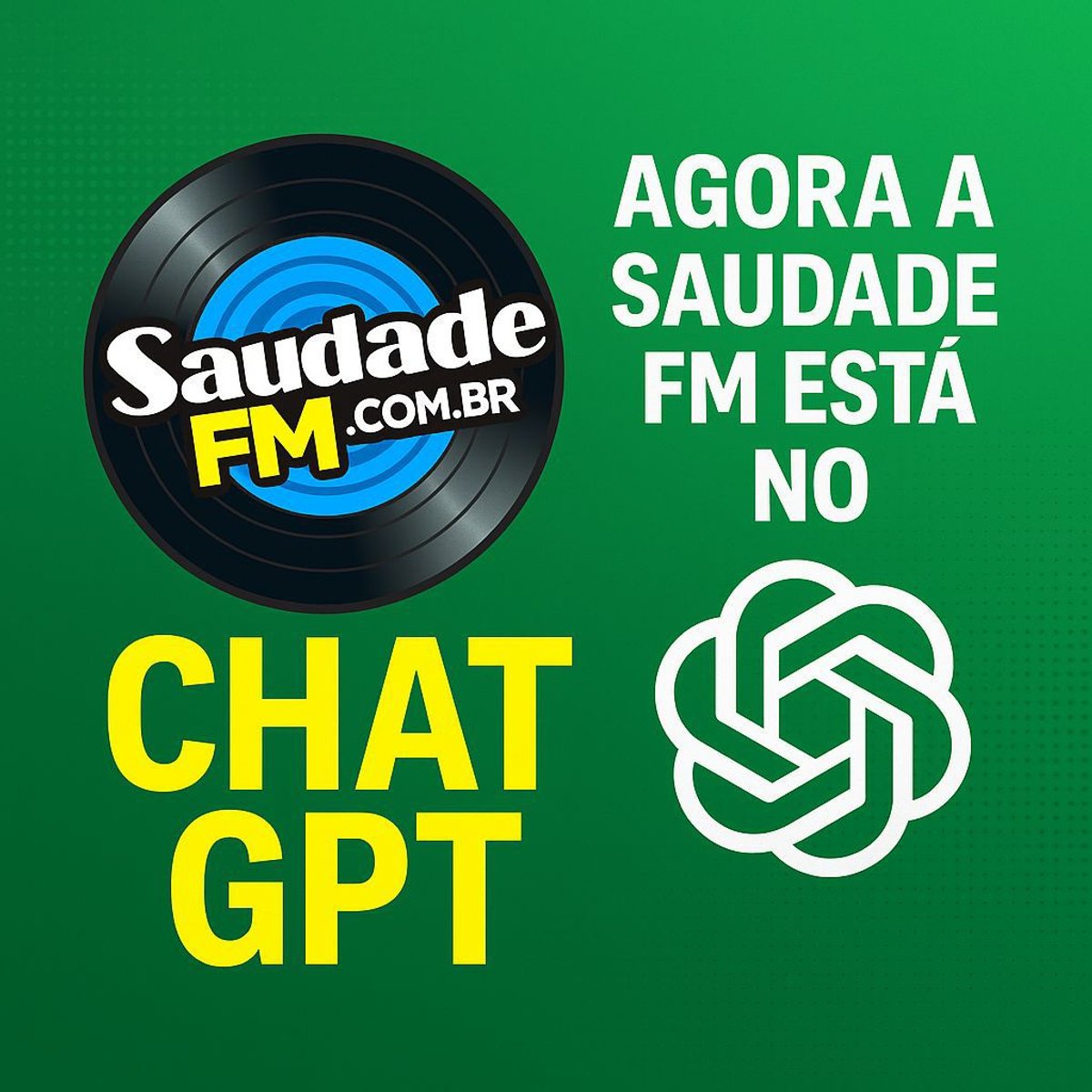 Saudade FM lança assistente no ChatGPT, ampliando presença digital e interatividade com o público