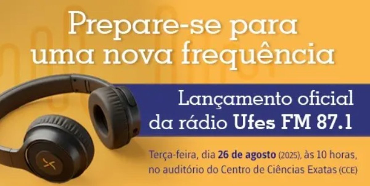 UFES FM será inaugurada nesta terça-feira (26) em Vitória (ES) como nova emissora pública
