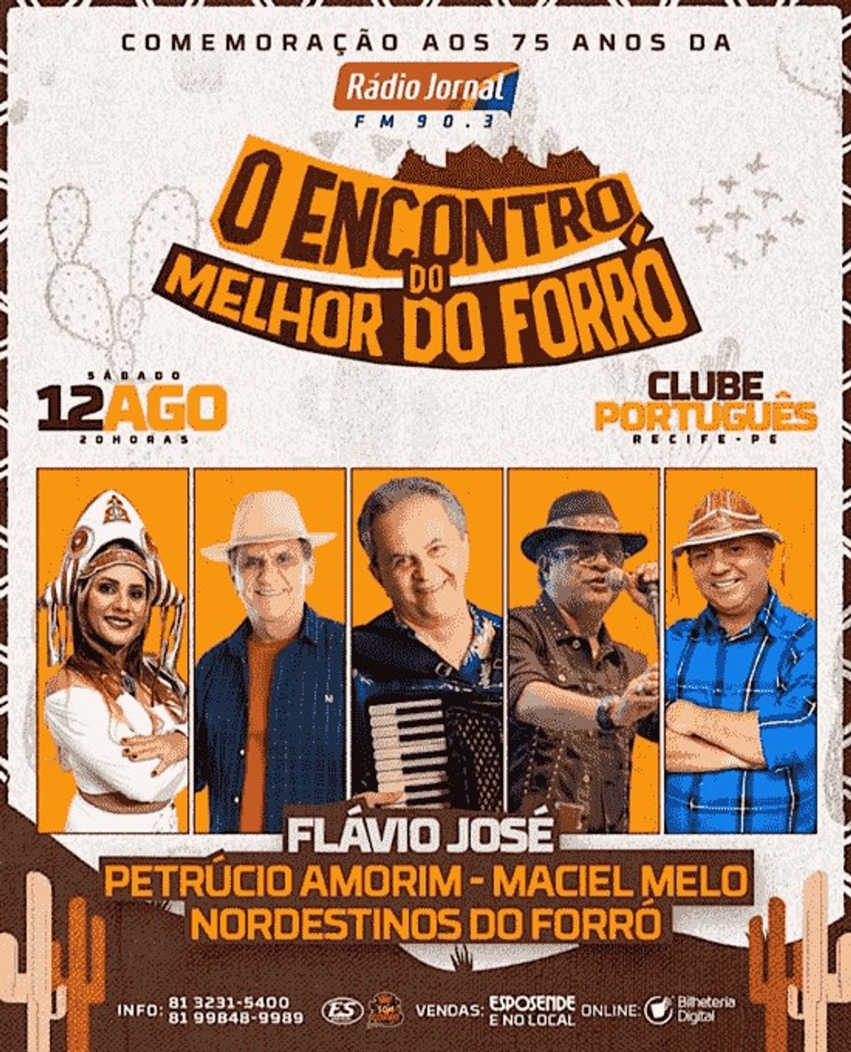 Rádio Jornal abre as comemorações de 75 anos com shows de forró no Recife