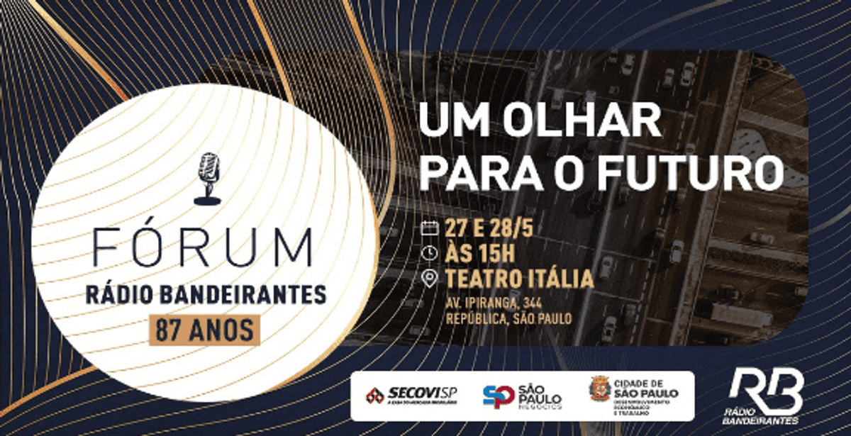 Rádio Bandeirantes realiza fórum “Um Olhar para o Futuro” em comemoração aos seus 87 anos