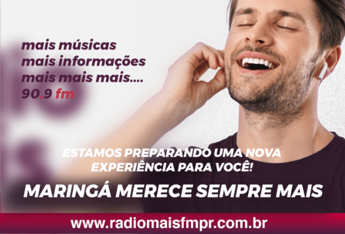 Rádio Mais FM tem estreia prevista para esta sexta-feira no Norte Paranaense. Emissora é uma migrante AM-FM