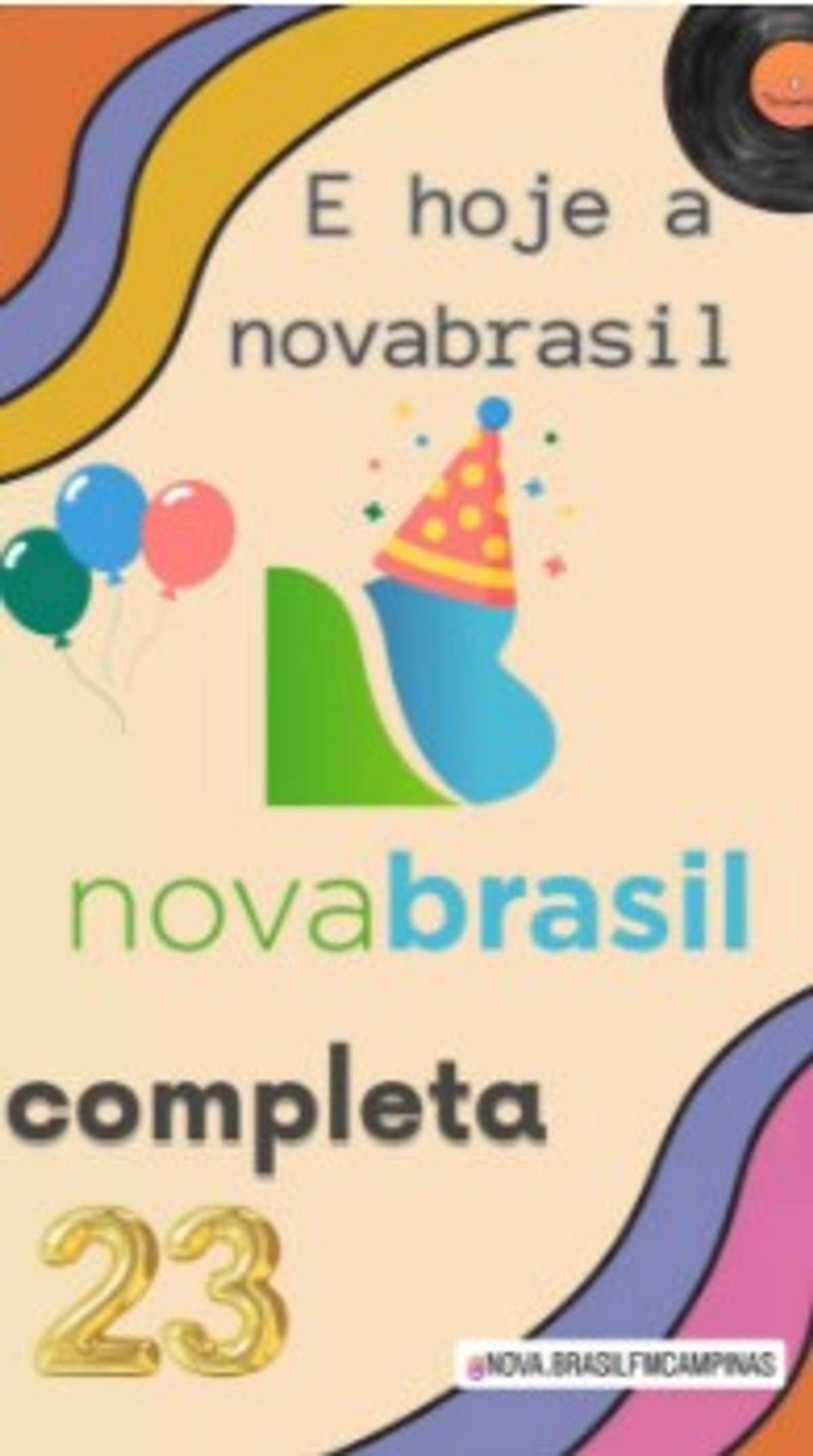 Novabrasil FM completa 23 anos e recebe homenagens de artistas