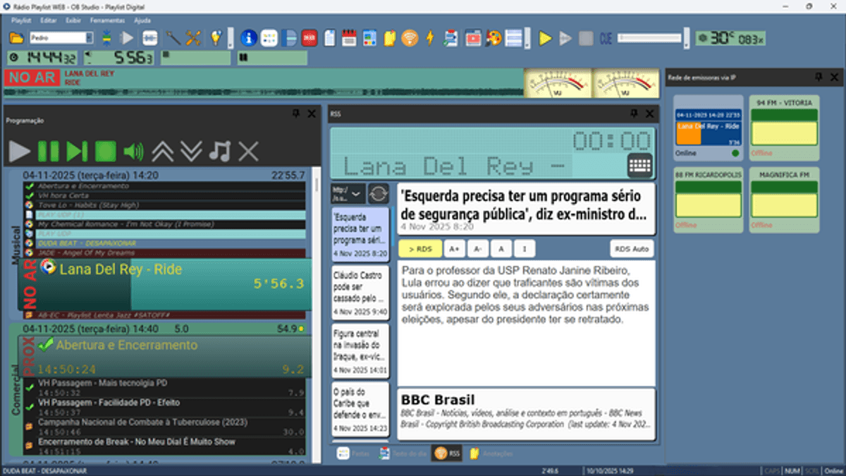 Playlist Digital recebe atualização com melhorias em integração, operação em rede e usabilidade