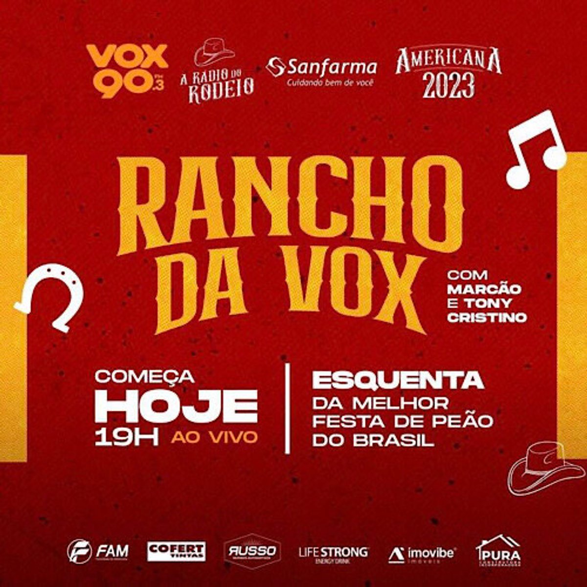VOX 90 FM é parceira da Festa do Peão de Americana