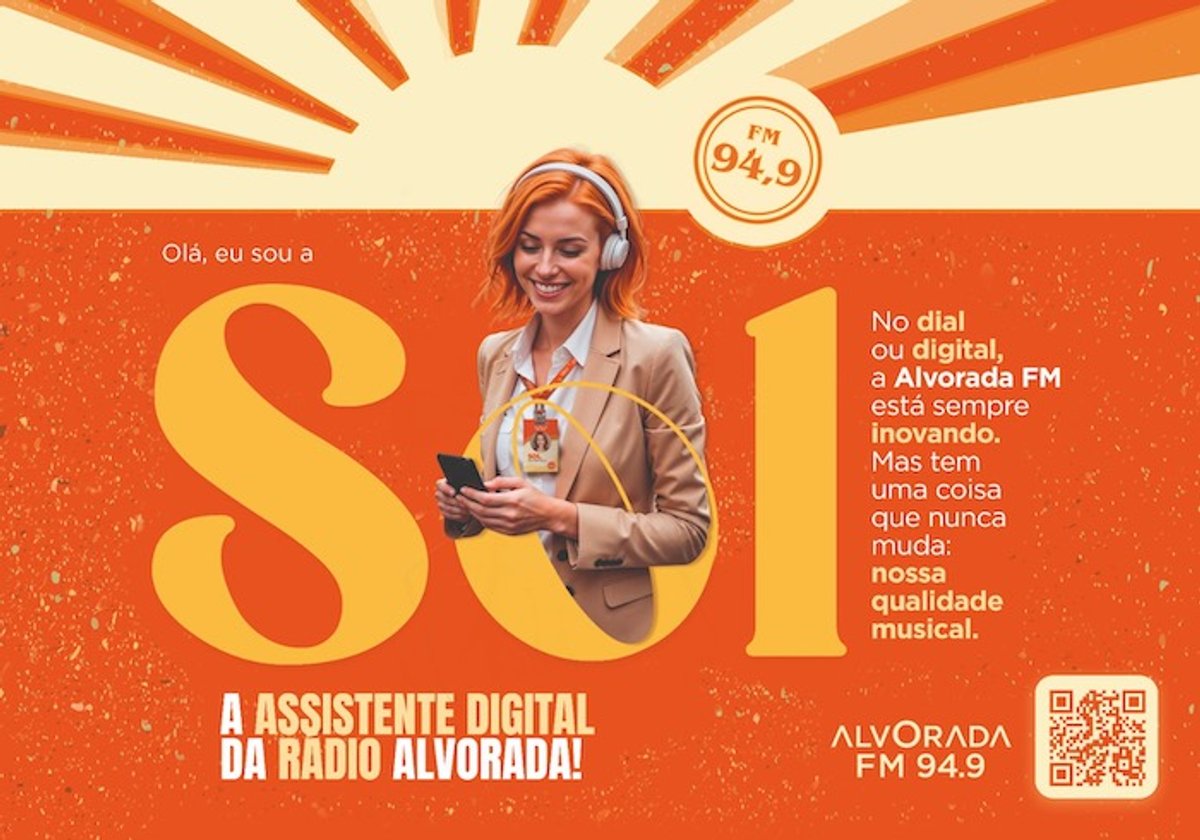 Alvorada FM lança campanha com assistente virtual criada por inteligência artificial