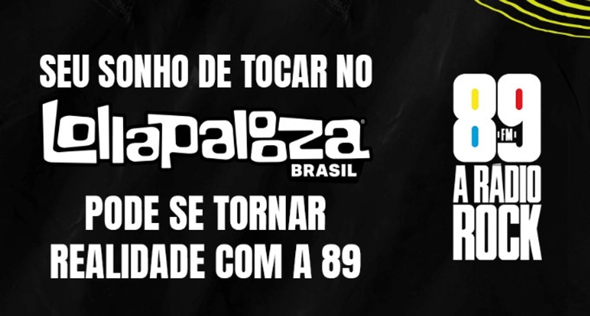 89 FM A Rádio Rock divulga lista final das 50 bandas no concurso Temos Vagas para o Lollapalooza 2024