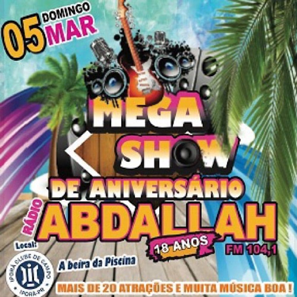 Abdallah FM realiza show em comemoração aos 18 anos em Iporã (PR)