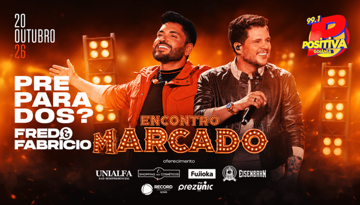Positiva FM promove edição do Encontro Marcado com Fred & Fabrício em Goiânia