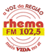 Logo Rádio Rhema FM / Deus é Amor