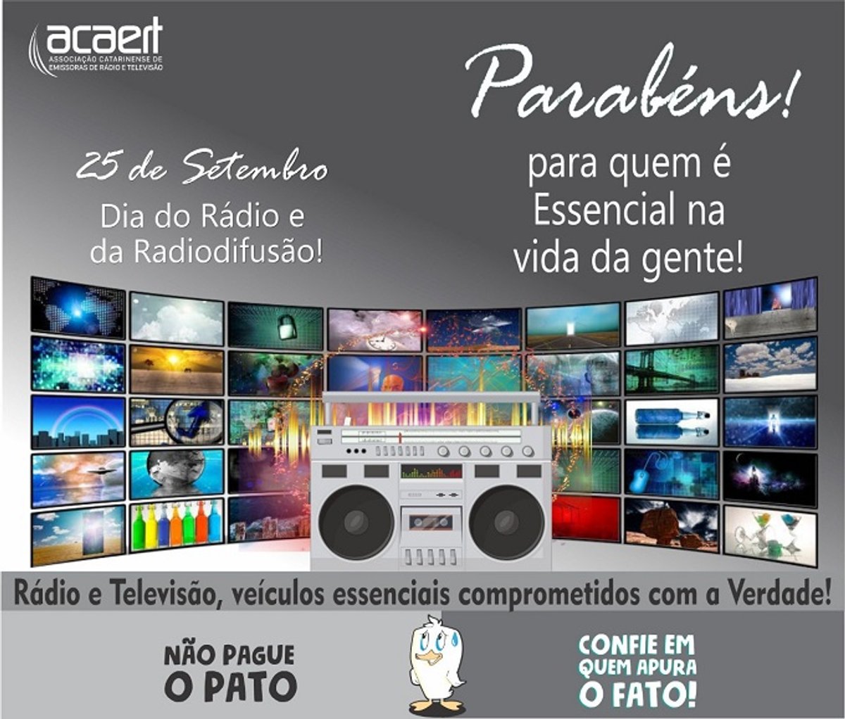 ACAERT comemora "Dia da Radiodifusão" reforçando o papel dos veículos essenciais