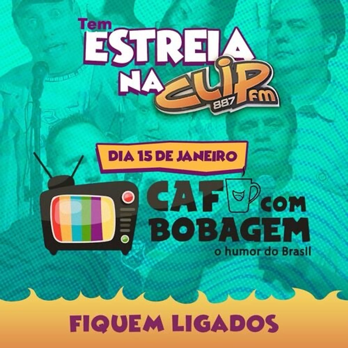 Clip FM anuncia estreia do Café com Bobagem na Grande Campinas