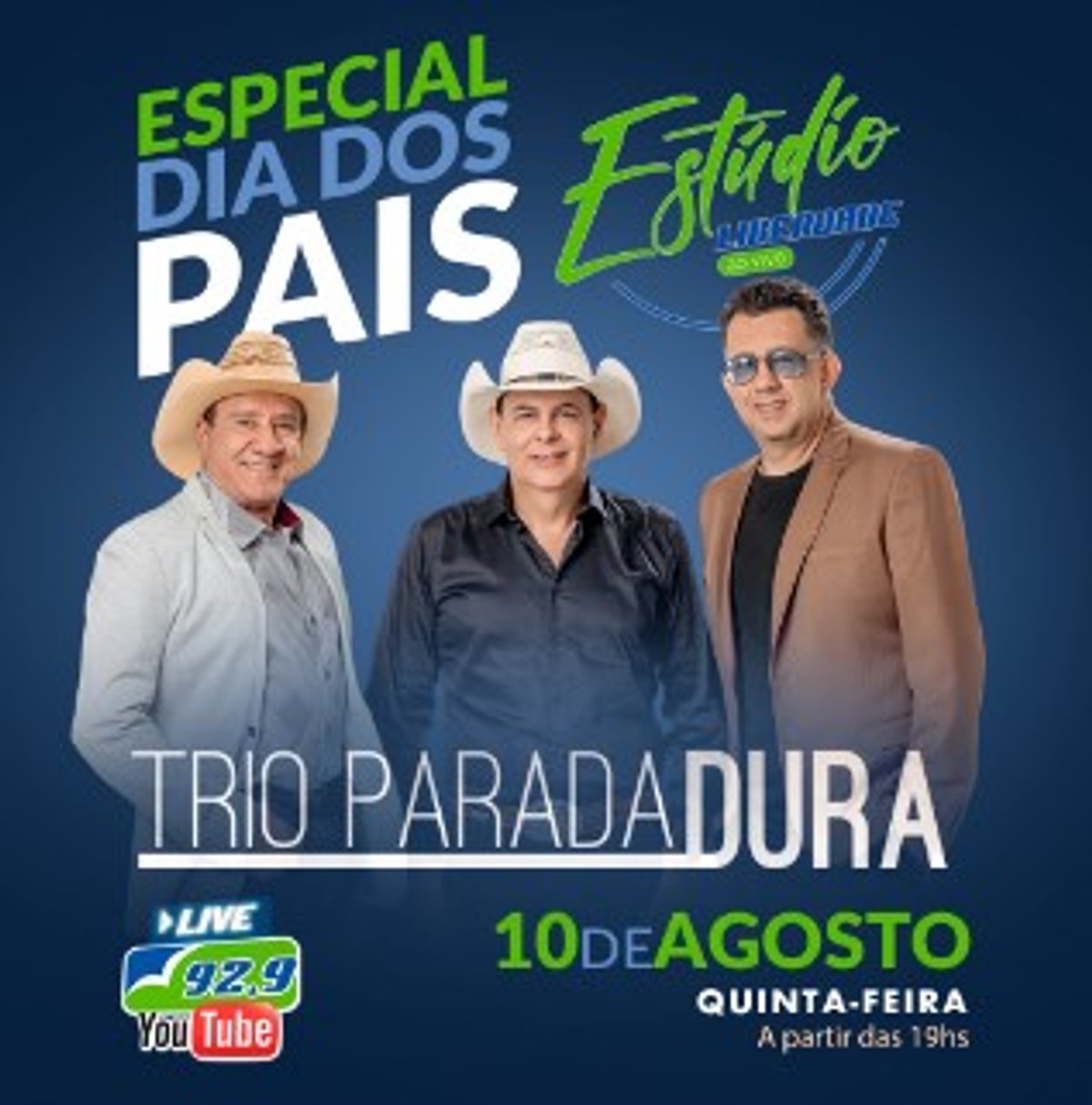Liberdade FM realiza Estúdio Liberdade Ao Vivo especial Dia dos Pais em Belo Horizonte
