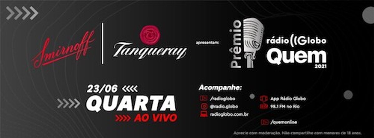 Rádio Globo vai realizar evento virtual para divulgação do Prêmio Rádio Globo Quem no Rio de Janeiro