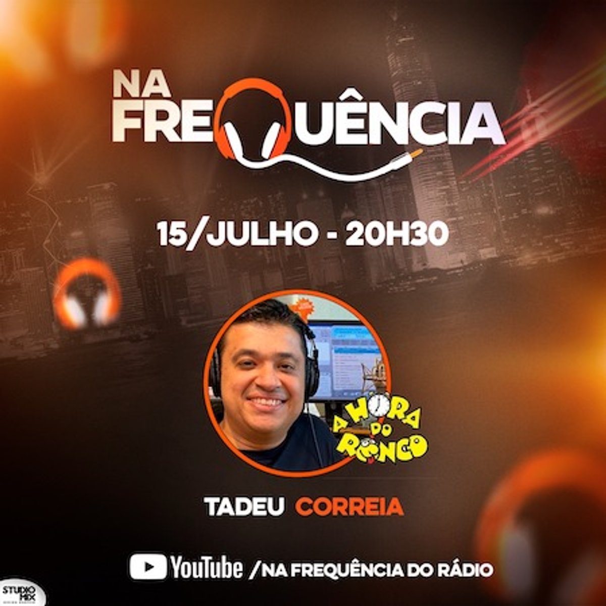 Na Frequência do Rádio traz hoje Tadeu Correia. Atração completa 50 edições