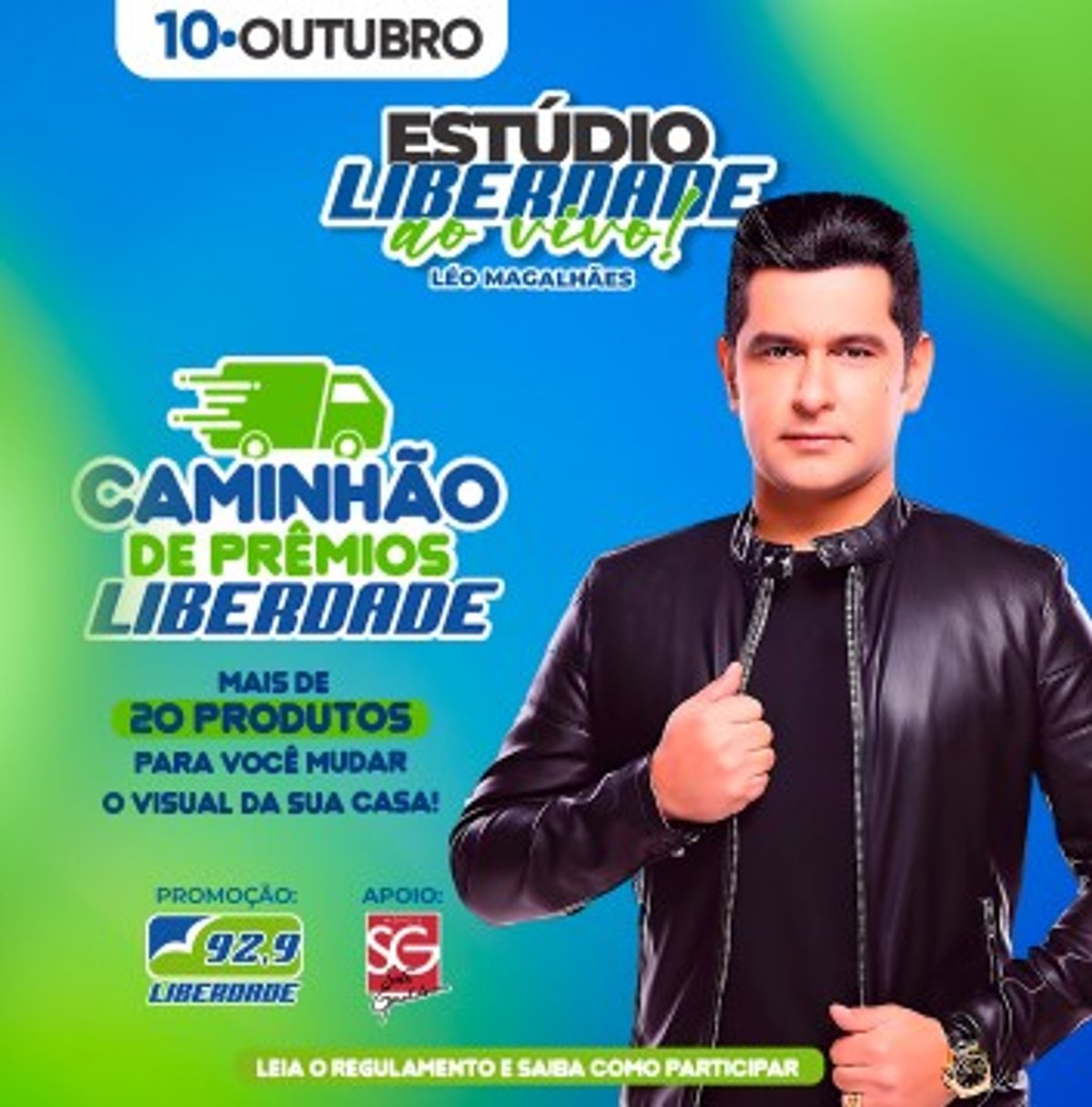 Liberdade FM realiza mais uma edição do Estúdio ao Vivo Liberdade e sorteia de Caminhão de Prêmios