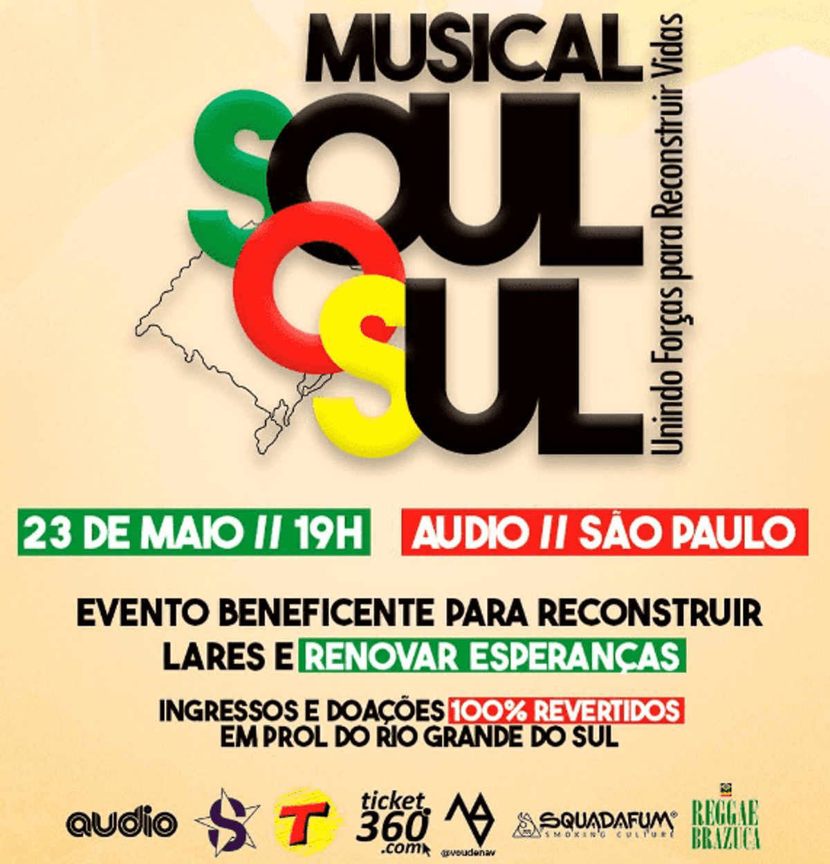 Transamérica apoia evento beneficente “Musical Soul O Sul” para ajudar vítimas das enchentes no Rio Grande do Sul