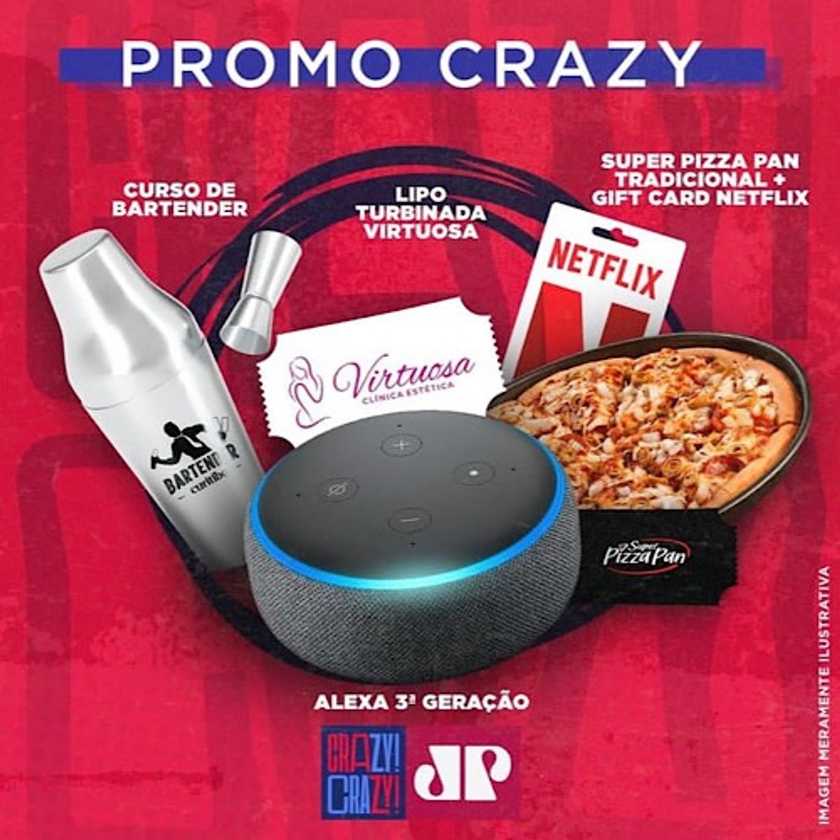 Jovem Pan FM executa promoção "Crazy Crazy" que oferece prêmios diários em Curitiba