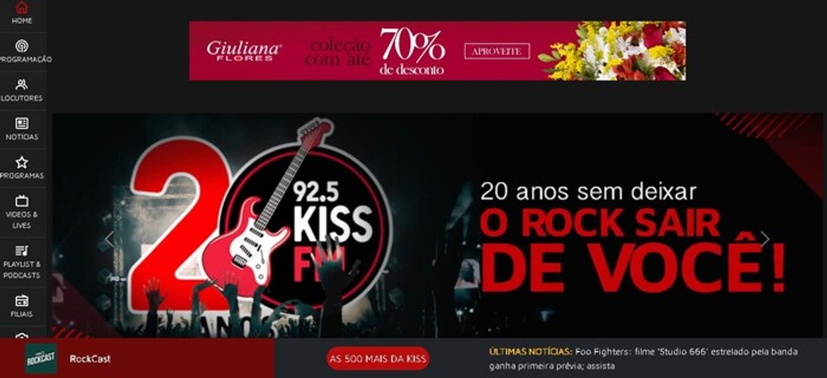 Kiss FM inicia votação das 500+ do ano, lança novo site e estreia afiliada no Leste Goiano