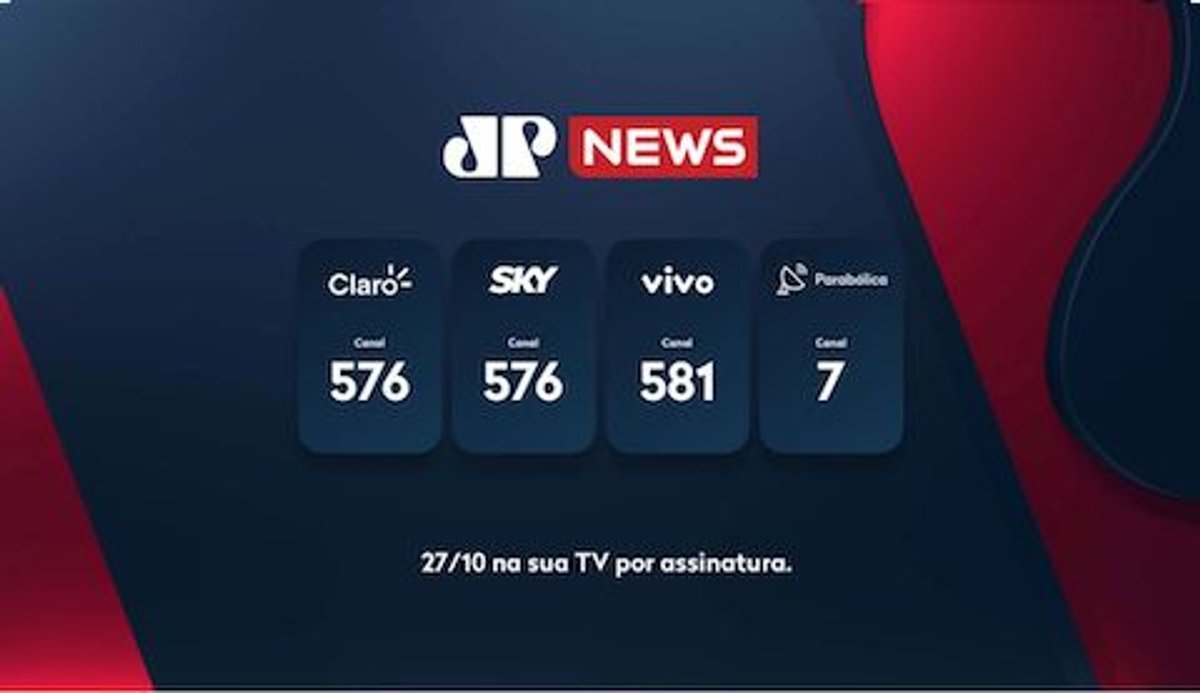 TV Jovem Pan News estreia nesta quarta-feira (27) com entrevista do presidente Jair Bolsonaro