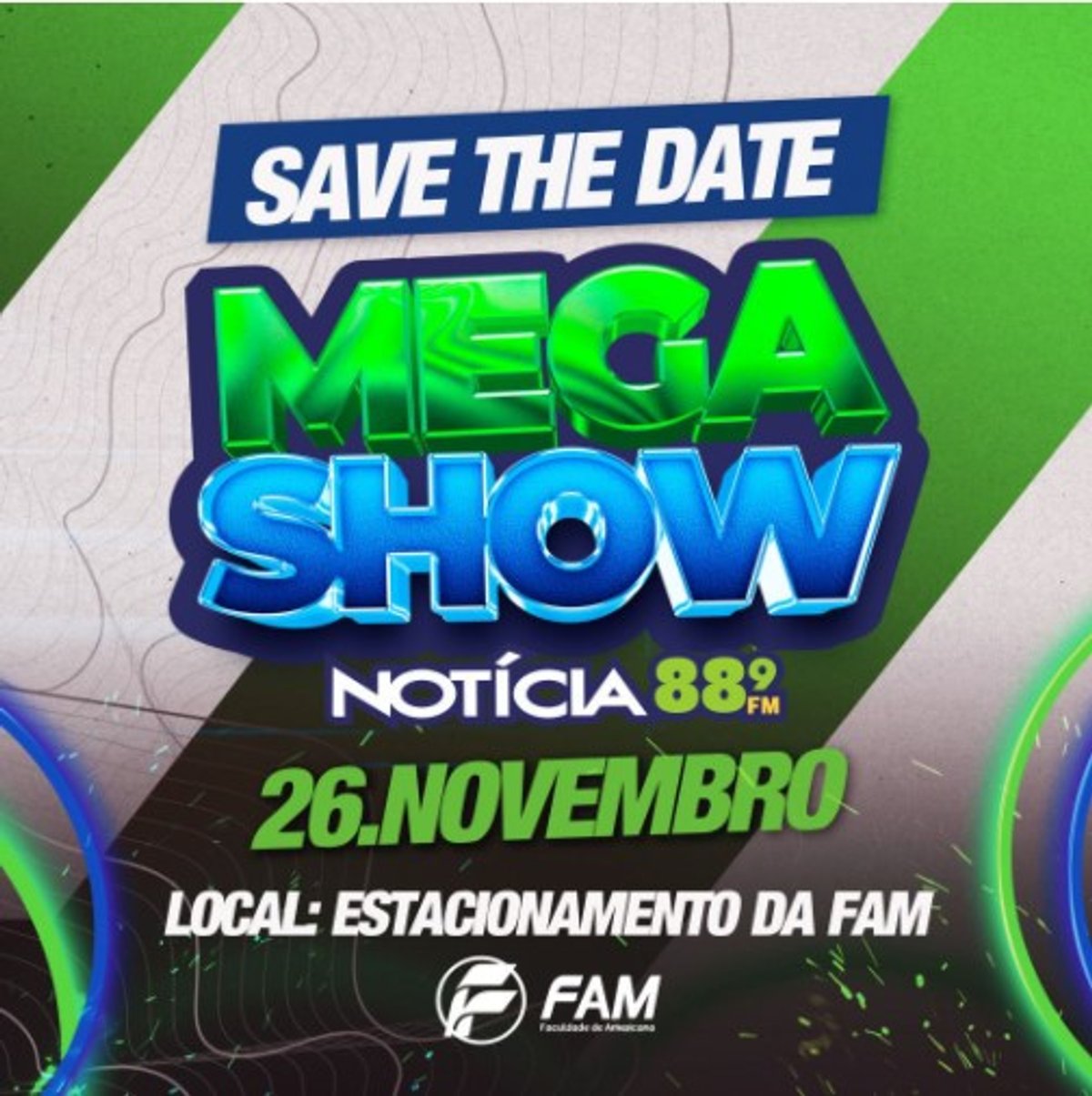 Notícia FM inicia divulgação de seu Mega Show em Americana (SP)