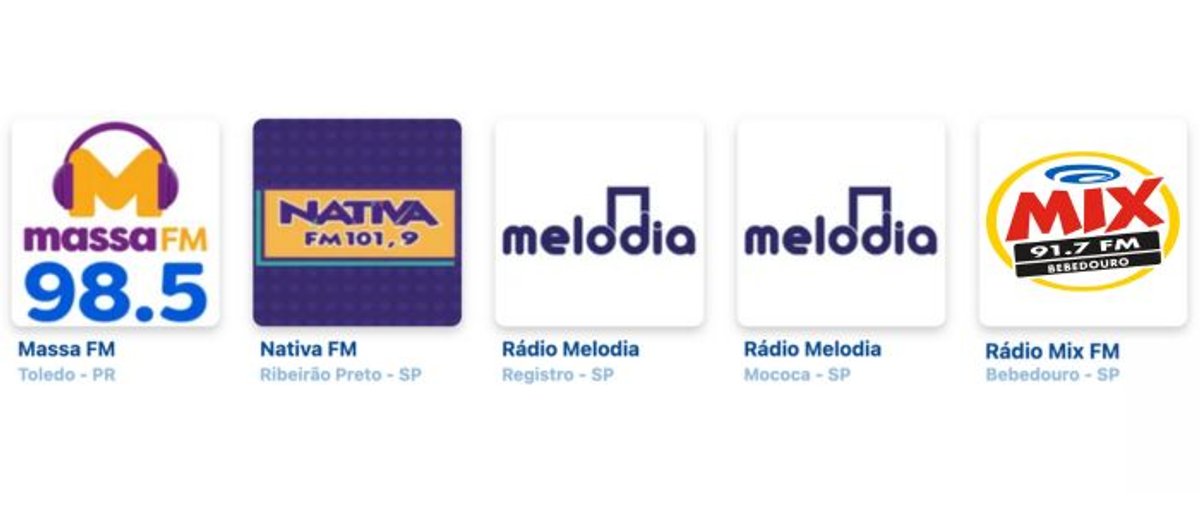 Rádio Melodia, Nativa FM, Rádio Mix FM e Massa FM estão entre as novidades de março