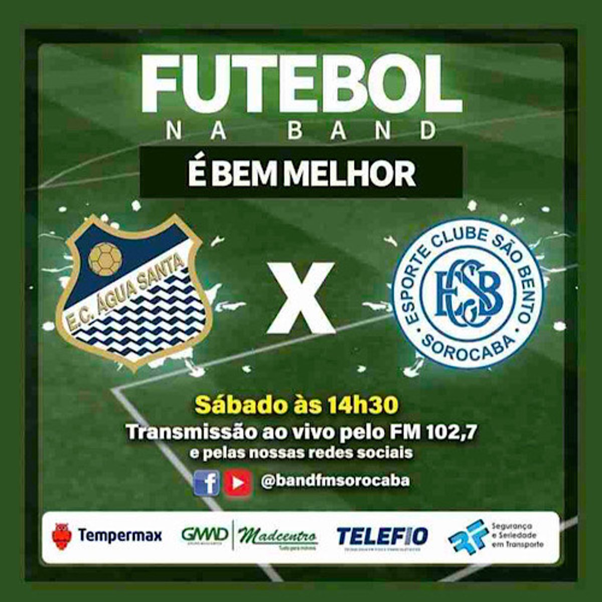 Band FM realiza em Sorocaba (SP) transmissão de jogos do Campeonato Paulista