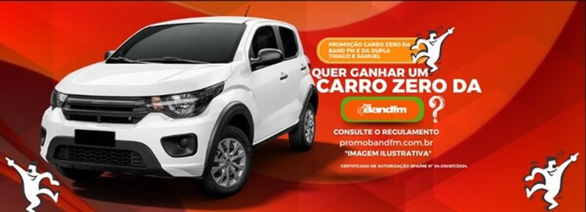 Band FM lança promoção para sortear carro zero quilômetro