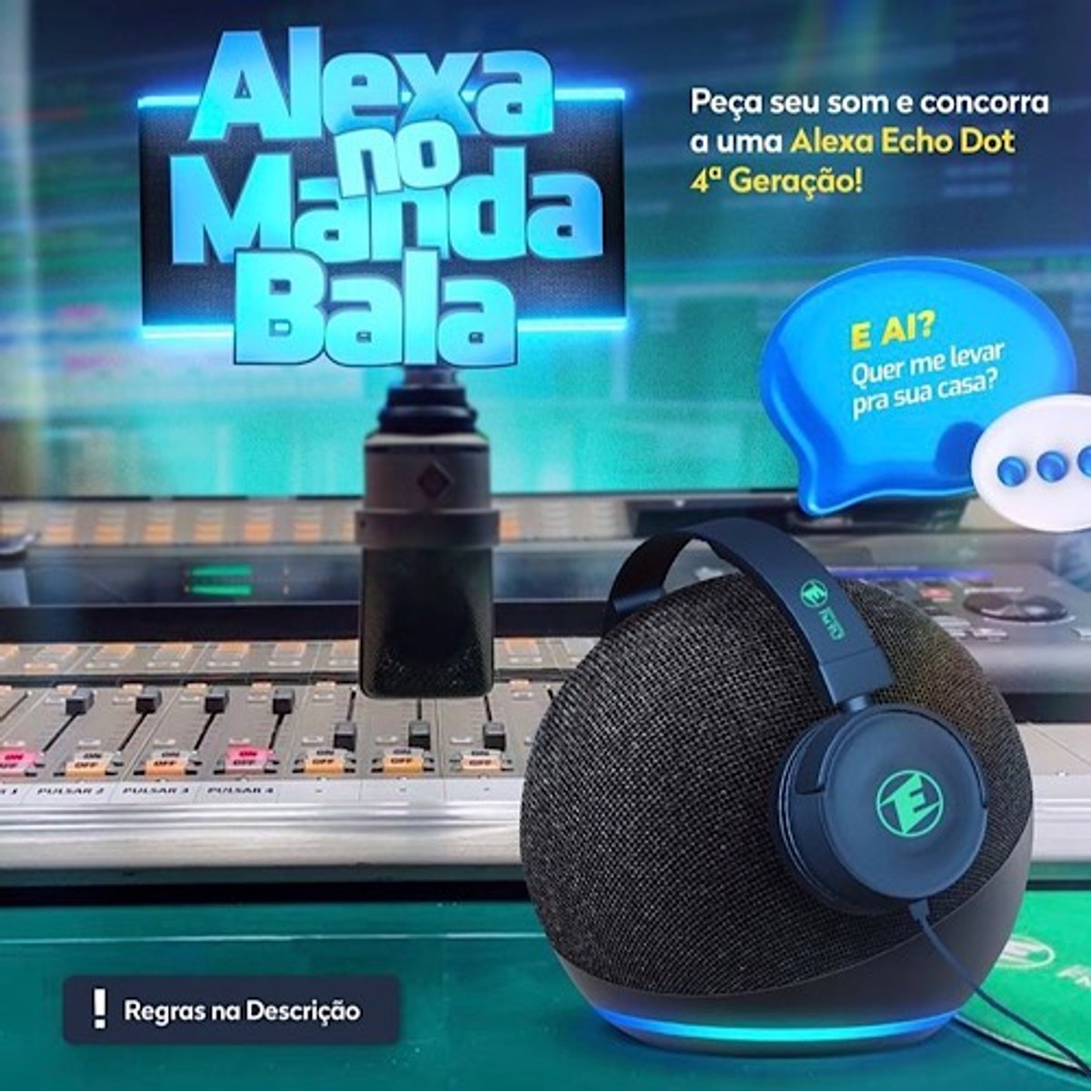 Educadora FM retorna com ação que contempla audiência com Alexa Echo Dot 4ª geração