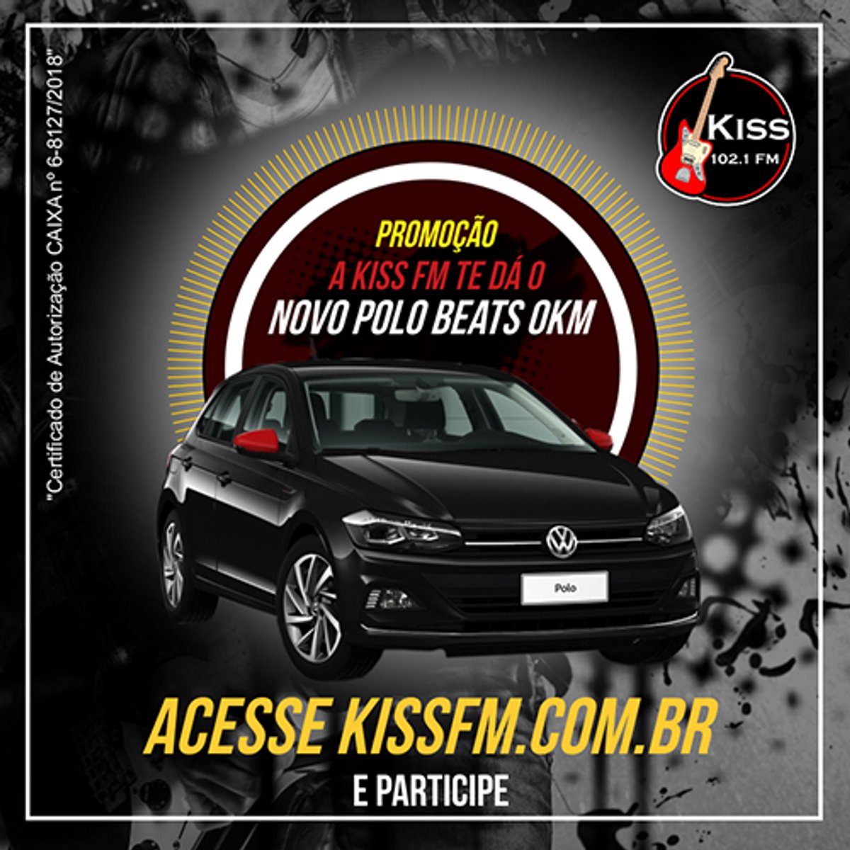 Kiss FM faz promoção para sortear carro zero quilômetro