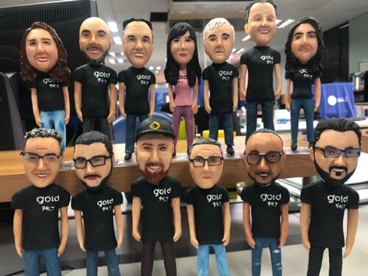 FM Gold desenvolve miniaturas dos locutores para exposição na sede do Grupo Liberal