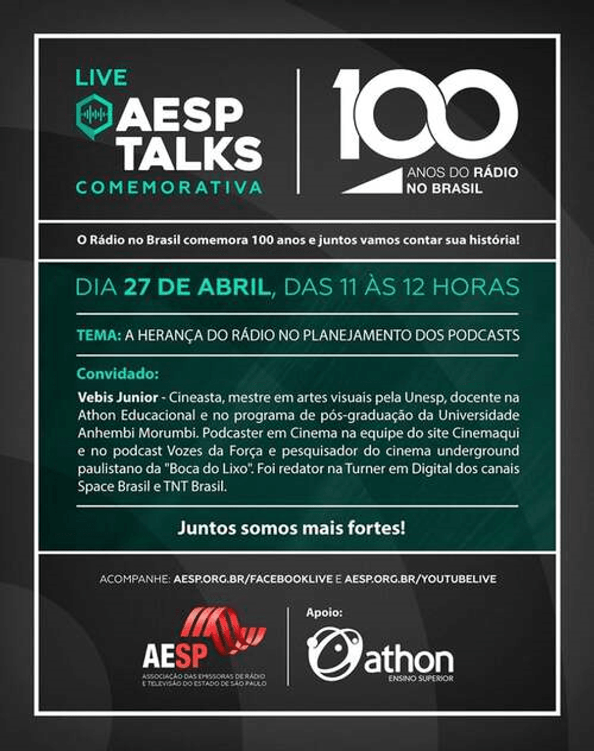 Série especial do AESP Talks aborda sobre a herança do rádio no planejamento dos podcasts